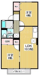 パークタウン新和Ｄの物件間取画像